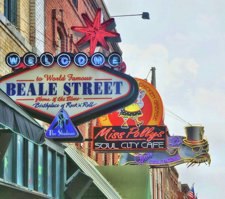 Beale Street Photograph by JAMART Photography