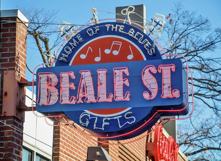 Beale Street Neon Sign, Memphis Photograph by Marisa Geraghty Photography