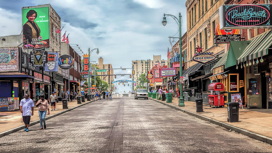 Beale Street Photograph by Susan Rissi Tregoning