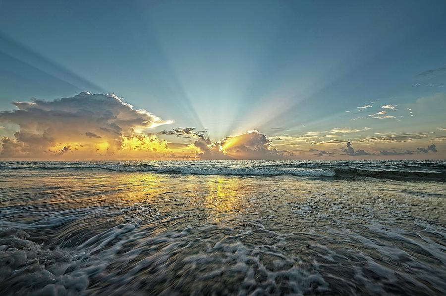 Beams of Morning Light 2 Photograph by Steve DaPonte