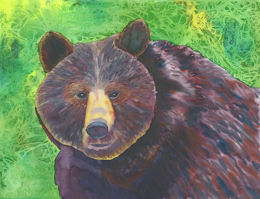 Wildlife Painting - Bear by Carissa Luminess