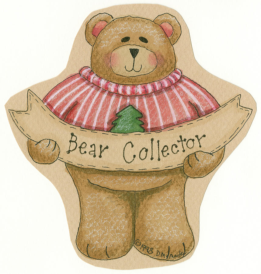 Bear Collector Painting by Debbie Mcmaster