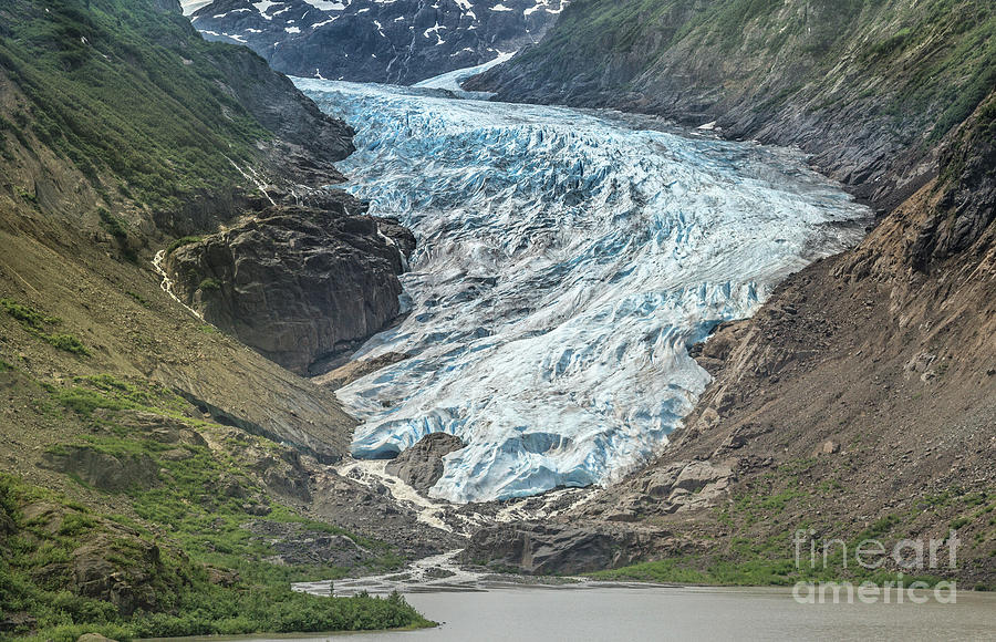 Bear Glacier Photograph by Robert Bales