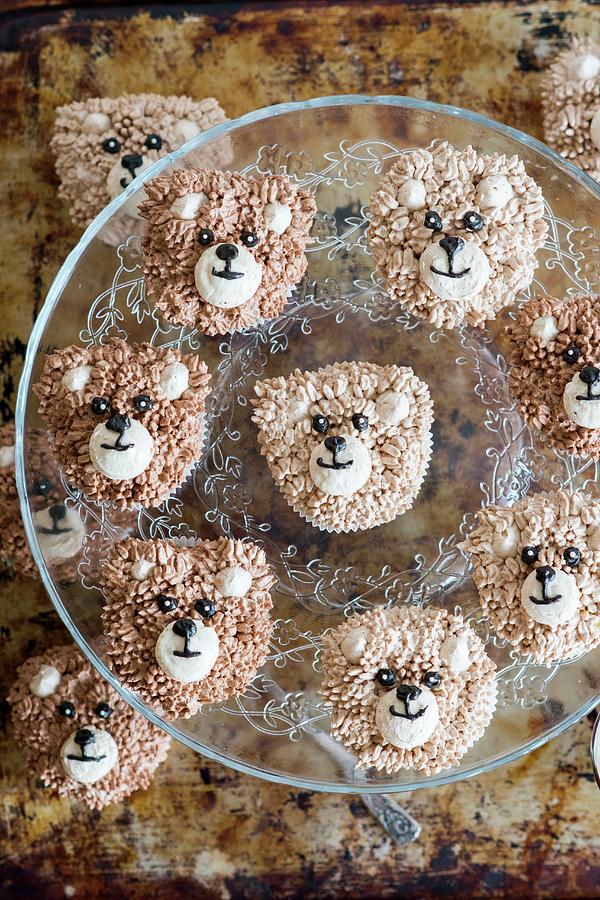 Bear Head Cupcakes Photograph by Irina Meliukh
