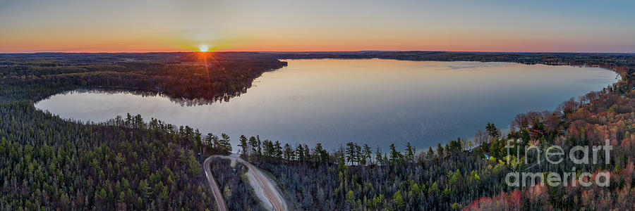 Bear Lake Aerial Sunrise Photograph