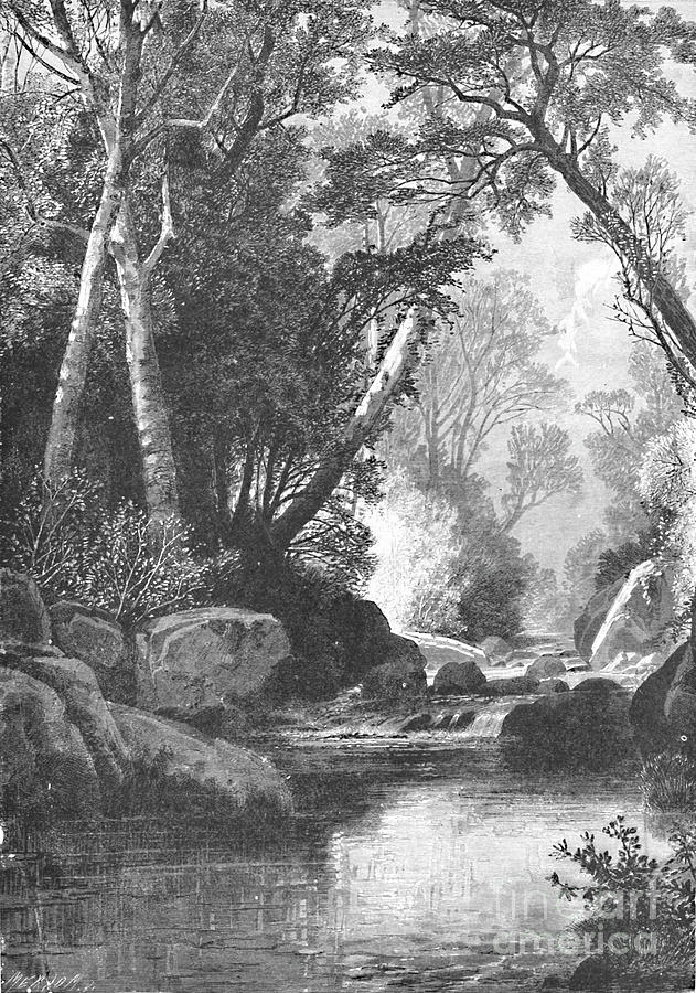Bear River Drawing by Print Collector