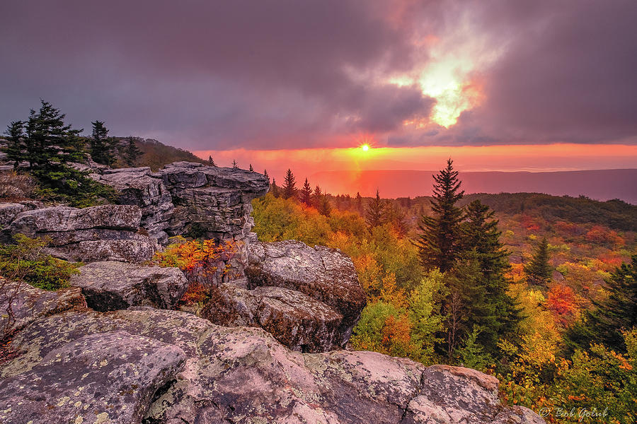 Bear Rocks Sunrise Photograph by Robert Golub - Fine Art America