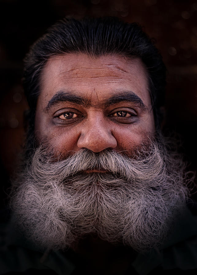 Beard Man Photograph by Vivek Kalla