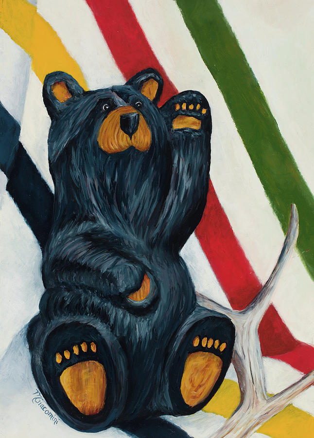 Bearly a Still Life Painting by Mary Giacomini