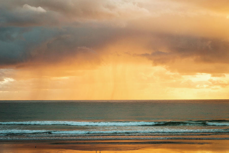 Beach Digital Art - Beat At Tutukaka Coast, New Zealand by Andrew Lever