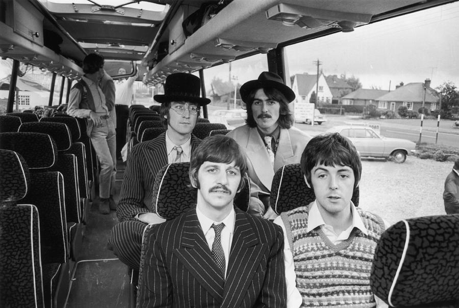 Beatles Bussing It Photograph by Potter