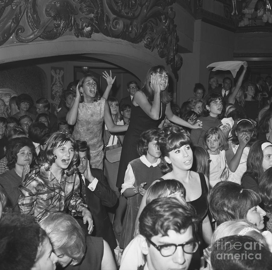 Beatles Fans Screaming Photograph by Bettmann