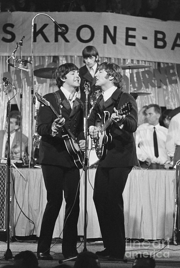 Beatles Performing In Germany Photograph by Bettmann
