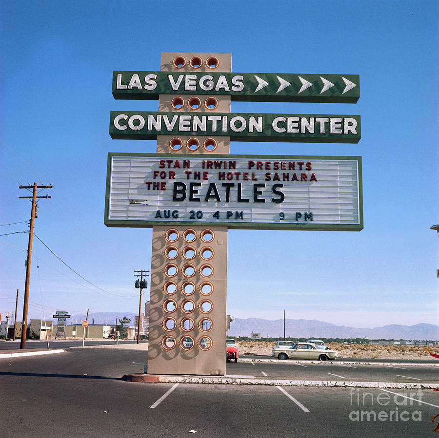 Beatles Performing In Las Vegas Photograph by Bettmann