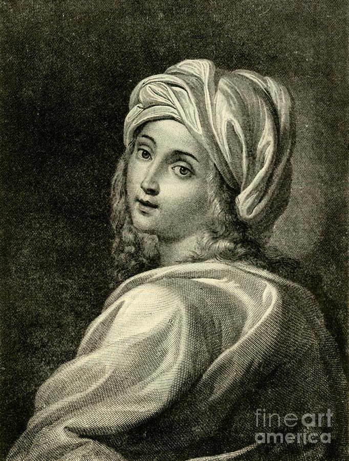 Beatrice Cenci After The Painting by Print Collector