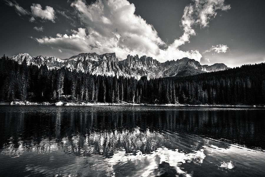 Beautiful Alpine Lake Reflection Photograph by Moreiso | Fine Art America