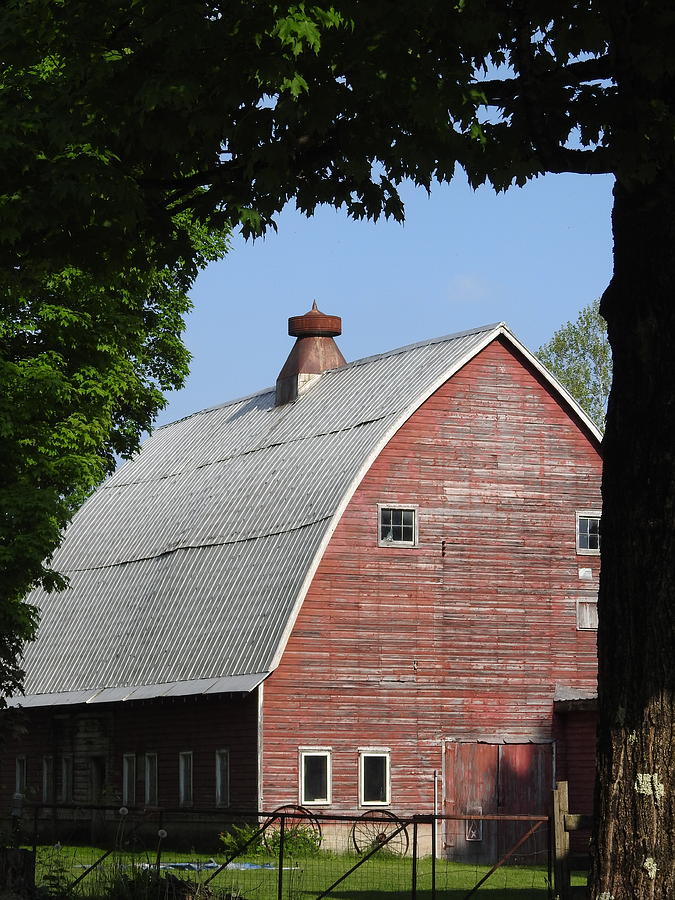 Beautiful Barn Photograph by Kathy Ozzard Chism