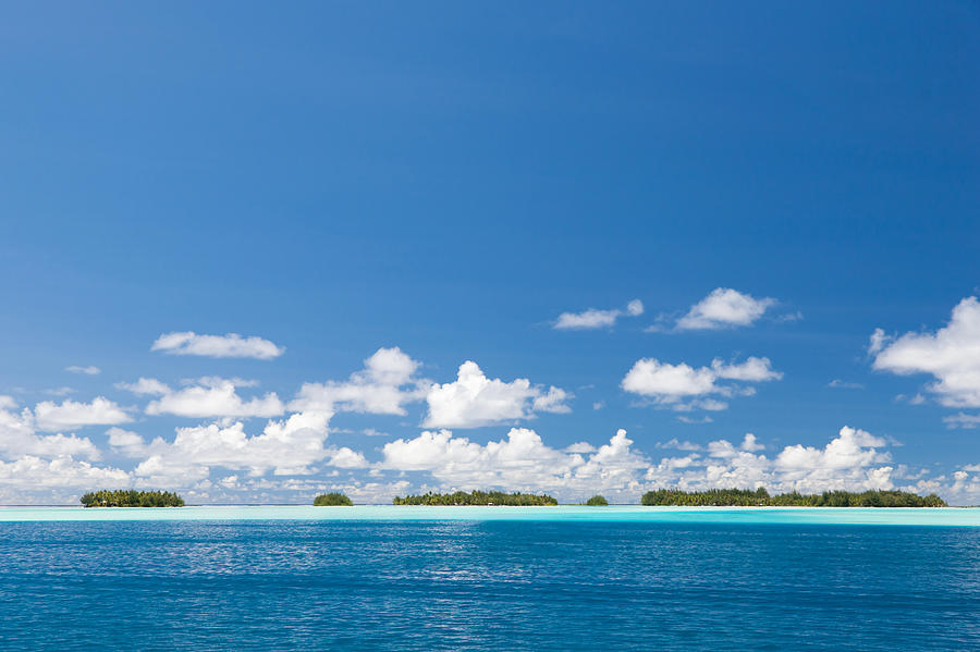 Beautiful Bora-bora Lagoon Islets Photograph by Mlenny