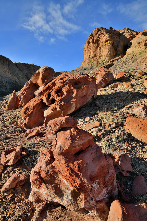 Beautiful Boulders in Millers Canyon along I-70 in Utah Photograph by Ray Mathis