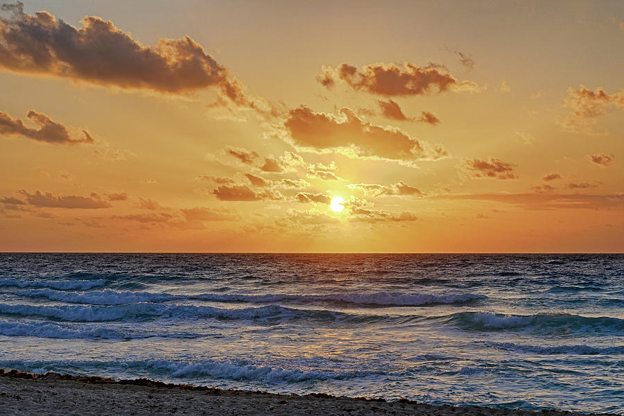 Beautiful Cancun Sunrise Cancun Mexico Photograph by Toby McGuire