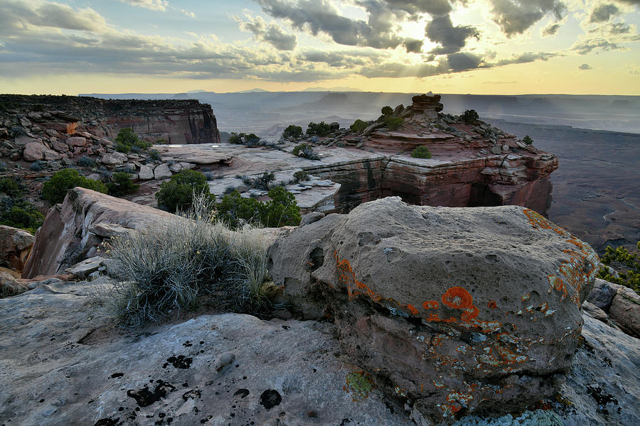 Beautiful Cliffs of Canyonlands at Sunset Photograph by Ray Mathis