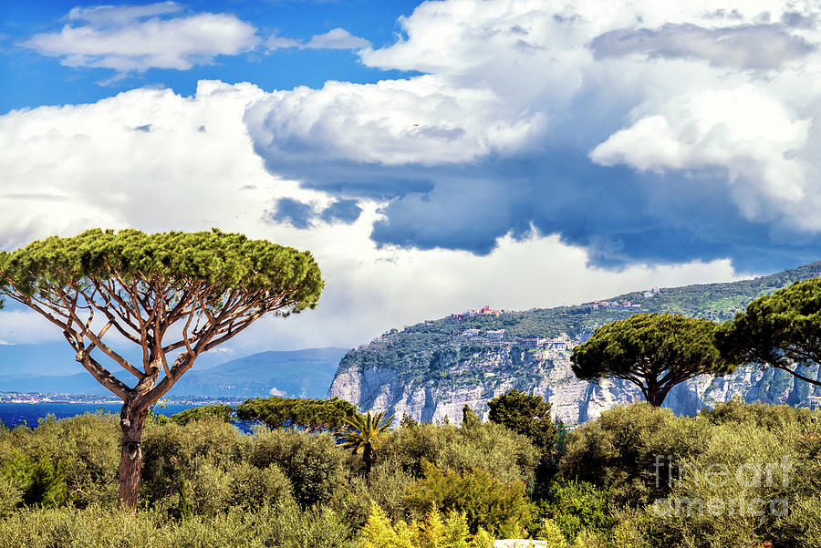 Beautiful Clouds in Sorrento Italy Photograph by John Rizzuto