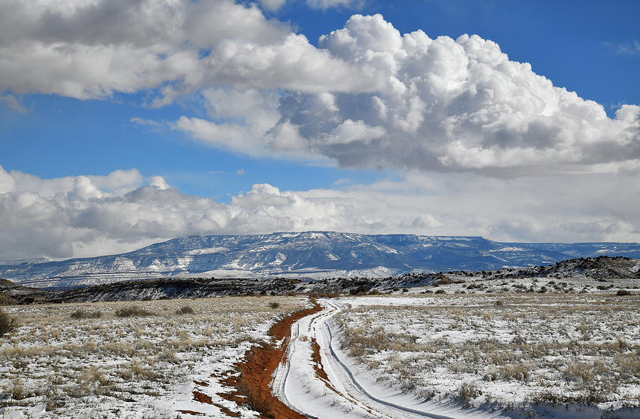Beautiful Clouds over Grand Mesa in Grand Junction Colorado Photograph by Ray Mathis