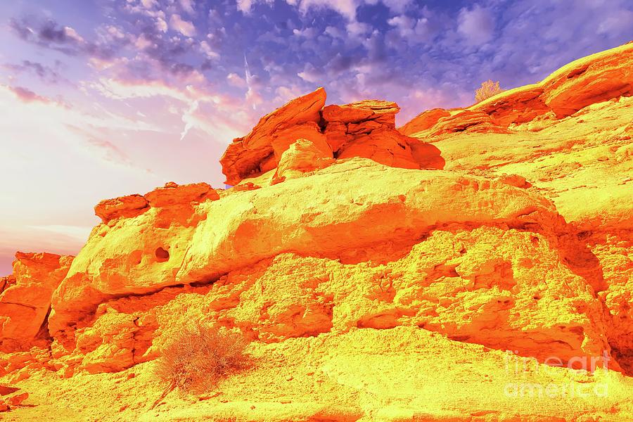 Beautiful Desert Rocks Photograph
