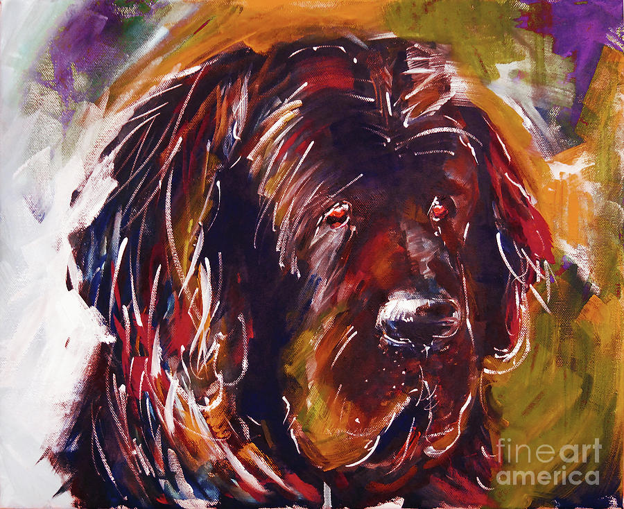 Beautiful Dog painting  Painting by Gull G