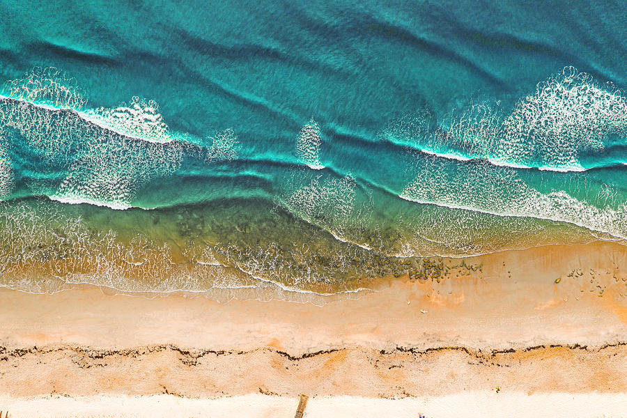 Paradise Photograph - Beautiful Flagler Beach Florida Aerial by Bradley Barker