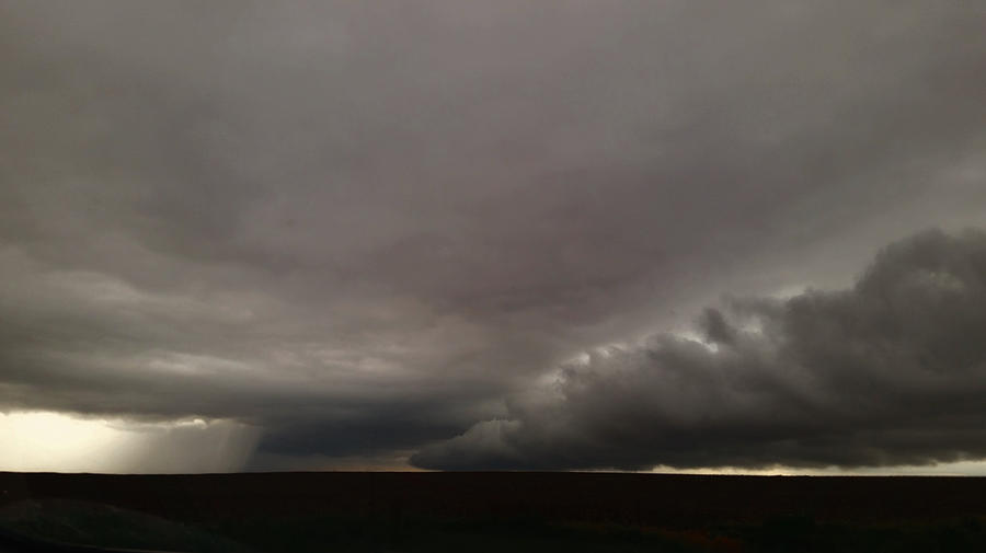 Beautiful Kansas Backroad Storm Photograph