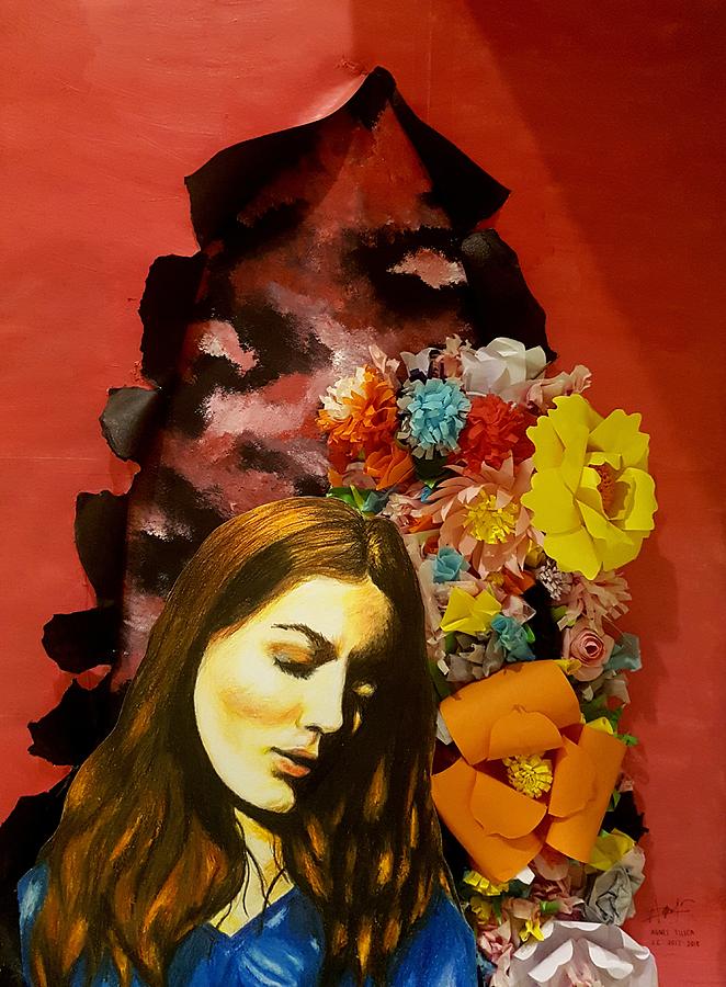 Flower Mixed Media - Beautiful Lies by Agnes Filica Giovinna