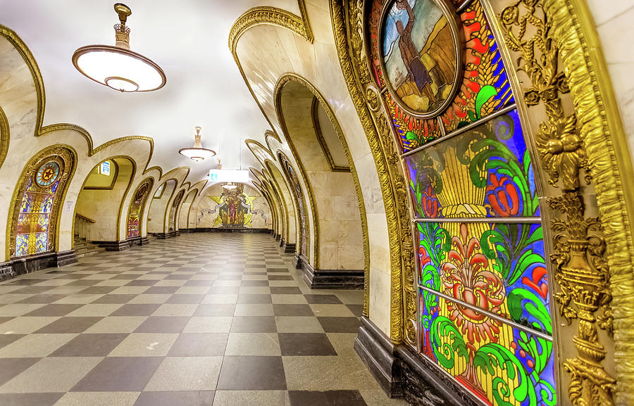 Beautiful Moscow Metro Station Photograph by Mordolff
