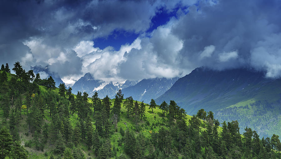 Landscape Photograph - Beautiful Mountain On Summer Time by Ivan Kmit