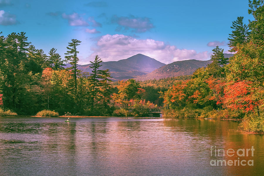 Fall Photograph - Beautiful October day in the White Mountains by Claudia M Photography