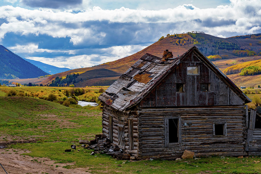 Beautiful Old Cabin Photograph by Shari Pederson