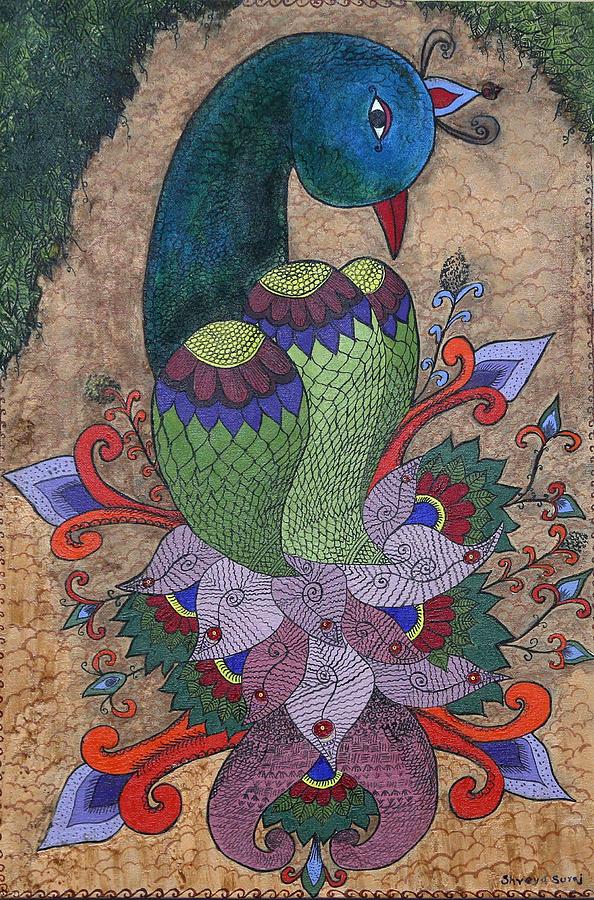 cartoon peacock drawing｜TikTok Search