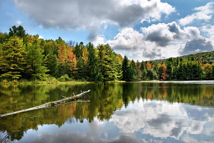 Beautiful Lake Reflection Landscape Photograph by Christina Rollo