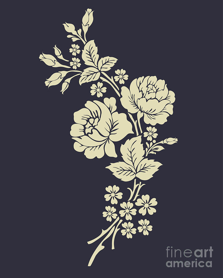 Half frame of spring flowers, sketch vector greeting card template. Half  frame of spring flowers, sketch vector illustration | CanStock