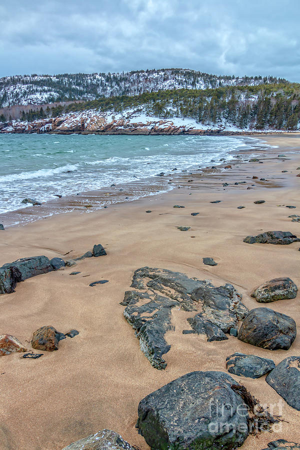 Beautiful Sand Beach Acadia National Park Photograph