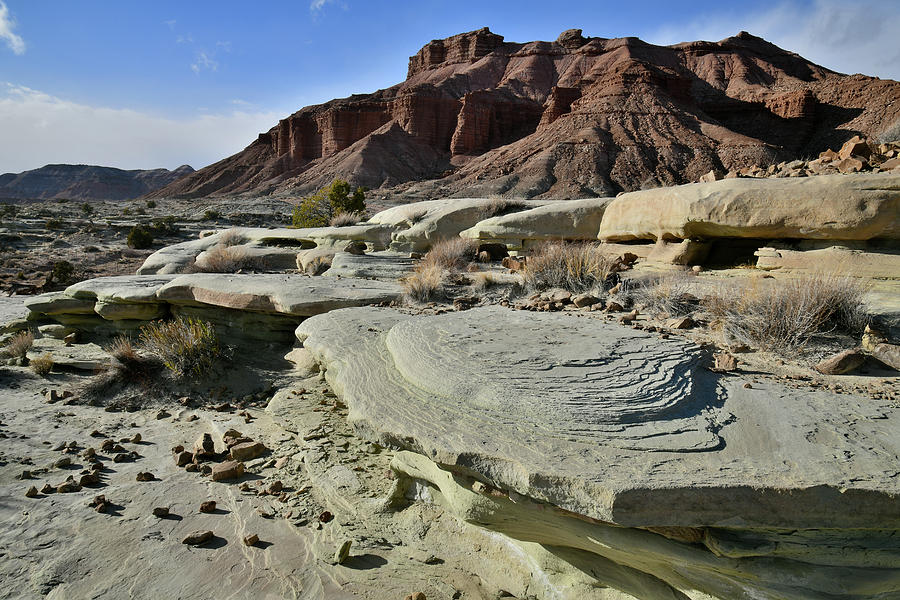 Beautiful Sandstone at Salt Wash Rest Area in Utah Photograph by Ray Mathis