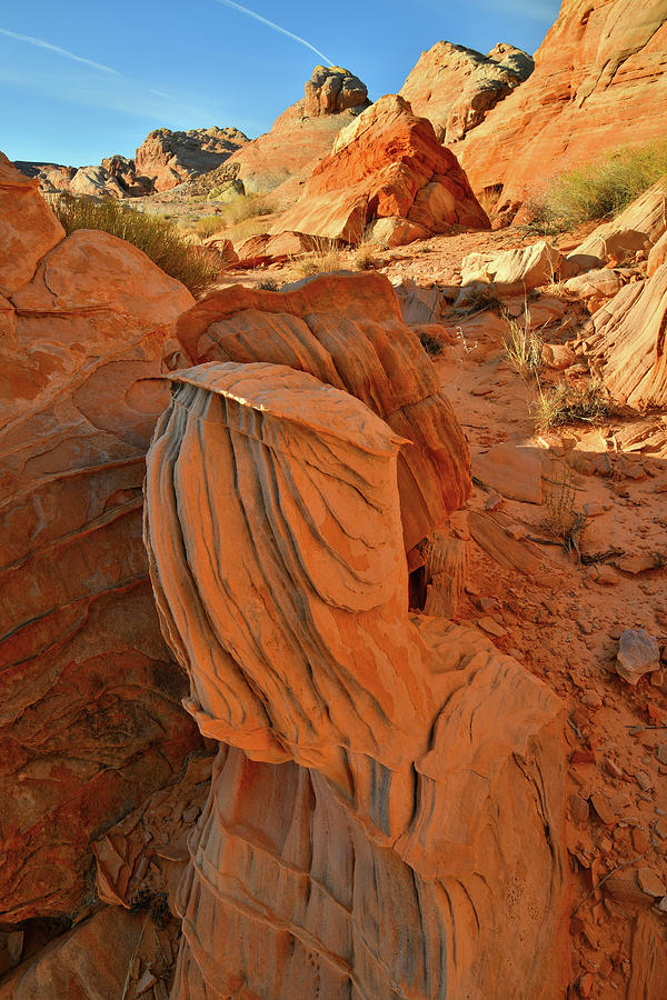 Beautiful Sandstone Forms in Valley of Fire Cove Photograph by Ray Mathis