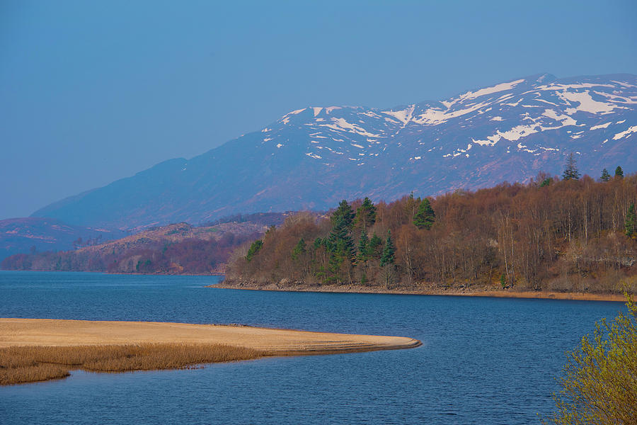 Beautiful Scottish Highlands - Loch Laggan Photograph by Bill Cannon