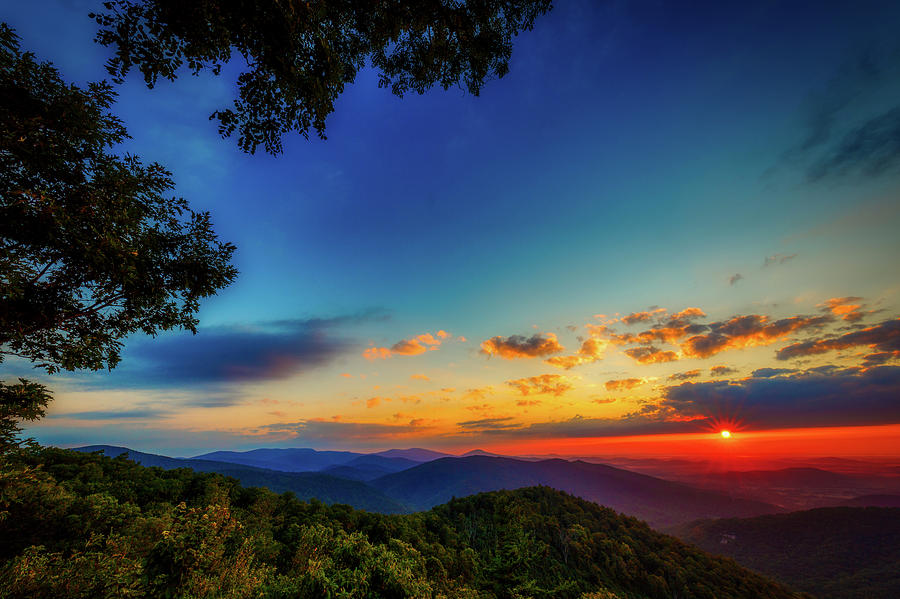 Shenandoah National Park Photograph - Beautiful Shenandoah Sunrise by Mountain Dreams