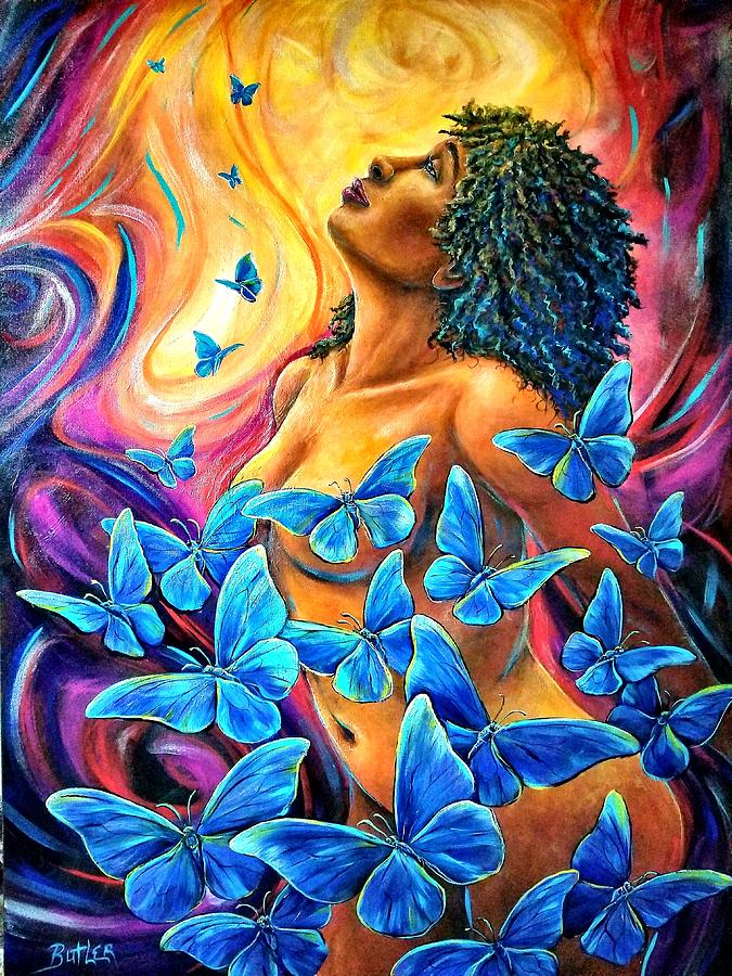 Beautiful Soul  Painting by Gail Butler