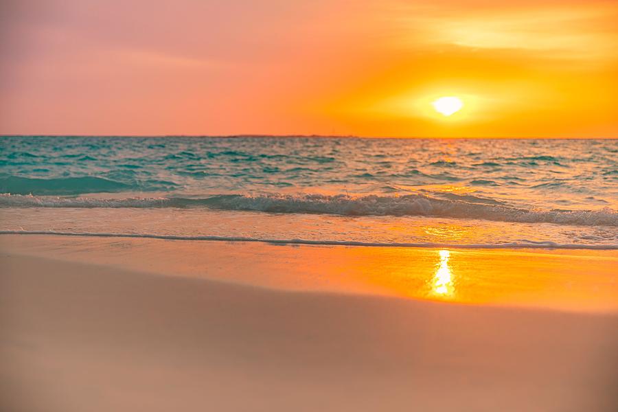 Beautiful Sunrise Beach Exotic Photograph By Levente Bodo Fine Art