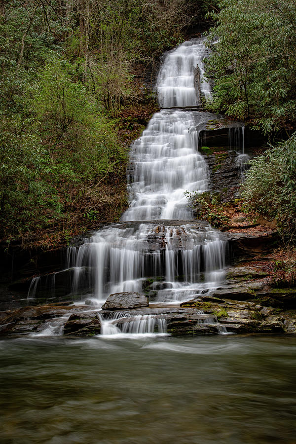 Beautiful Tom Branch Falls Photograph by Robert J Wagner