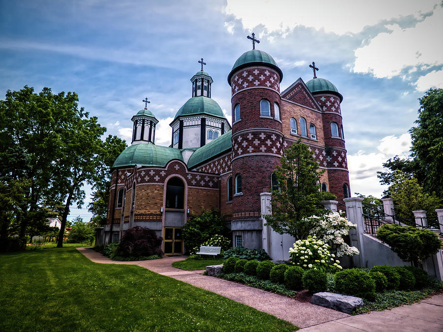 Beautiful Ukrainian Catholic Church - Side View Photograph by Leslie Montgomery