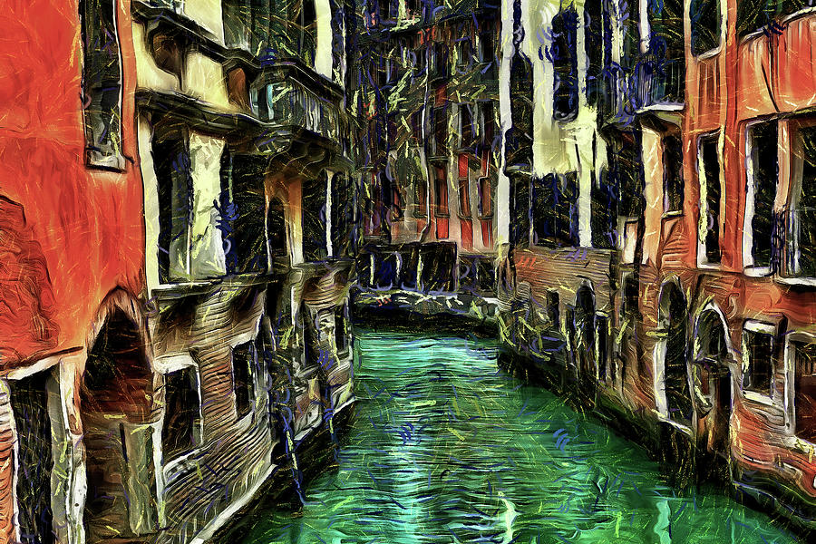 Beautiful Venice Canal by Mad Artist Beautiful Venice Canal by Mad Artist