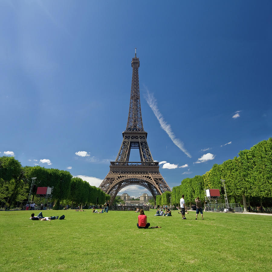 Beautiful View Of The Eiffel Tower In Photograph by Matejay